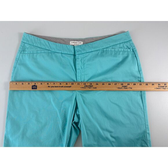Coldwater Creek Women's Blue Natural Fit Shorts Size 14 - Picture 7 of 11